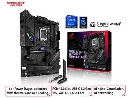 Asus ROG Strix B760-F Gaming WiFi ATX 4*ddr5 BT (LGA1700) Motherboard For Discount