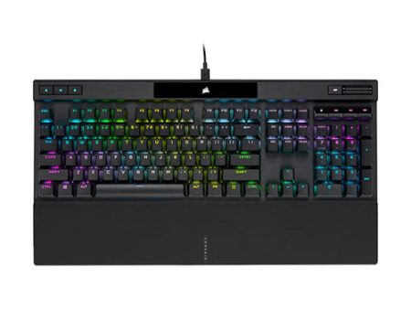 Corsair K70 PRO RGB Optical-Mechanical Gaming Keyboard with PBT DOUBLE SHOT PRO Keycaps CH-910941A-NA Supply