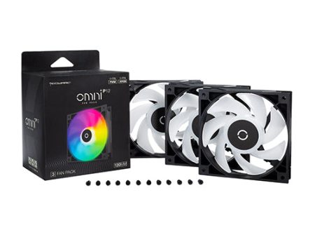 Tecware Omni P12 ARGB 3-Pack Black CPU Fan Hot on Sale