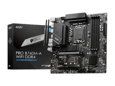 MSI Pro B760M-A WIFI DDR4 LGA1700 Motherboard Hot on Sale