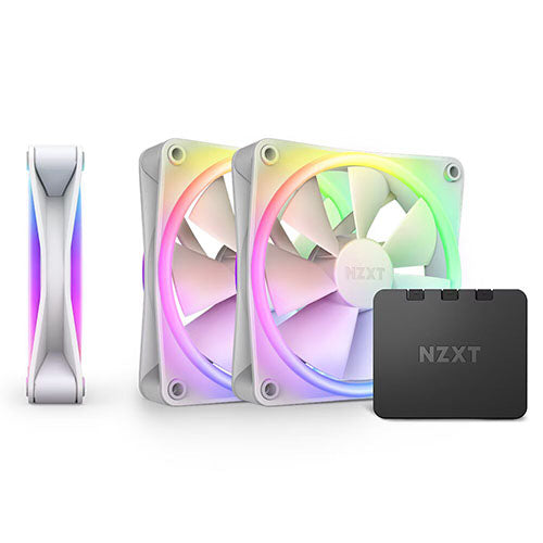 NZXT F120 RGB Duo 3pack 120mm Fan ( White RF-D12TF-W1 | Black RF-D12TF-B1 ) Supply