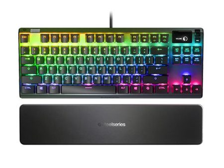 SteelSeries Apex Pro TKL 2023 OmniPoint Adjustable Switch Wired Gaming Keyboard 64856 Online now