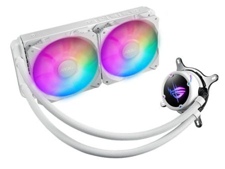 Asus ROG Strix LC II 240 White Edition Liquid AIO CPU Cooler ROG-STRIX-II-LC240-ARGB Hot on Sale