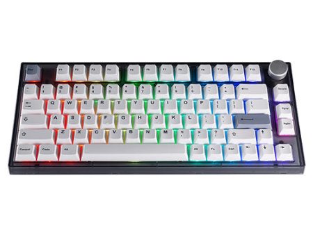 Tecware Veil 80 TKL Black 3 mode BT Wireless 75% Layout Mech Keyboard Gateron YELLOW Online now