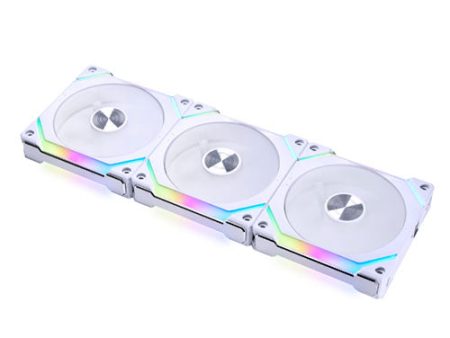 Lian Li UNI FAN SL120 V2 RGB 120mm ( White 3PACK UF-SL120V2-3W   Black 3PACK UF-SL120V2-3B ) Hot on Sale