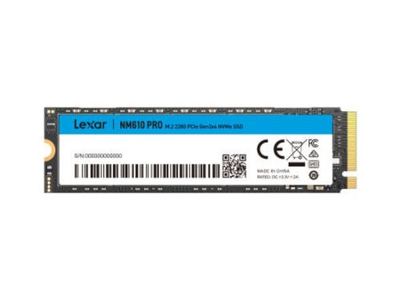 Lexar NM610 PRO M.2 500G 3300 PCIe NVMe SSD Gen3x4 SSD LNM610P500 Supply