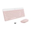 Logitech MK470 Slim Wireless Keyboard and Mouse Combo Rose 920-011326 Online Sale