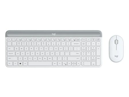 Logitech MK470 Slim Wireless Keyboard and Mouse Combo White 920-009183 Cheap