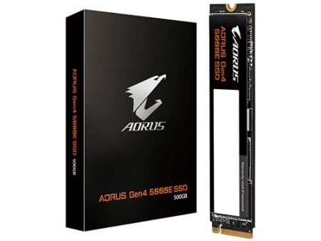 Gigabyte Aorus 500GB Gen4 5000E NVME M.2 PCIE X4 SSD AG450E500G-G on Sale