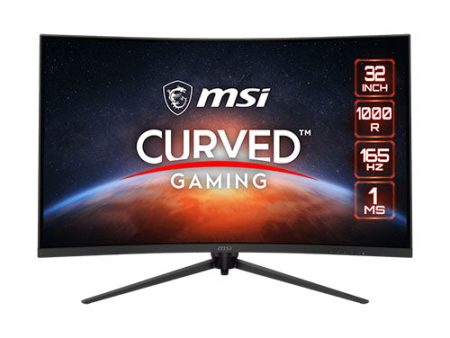 MSI Optix G321CQP 32” Curved VA 165Hz WQHD 2560x1440 1ms 1000R Anti-Glare FreeSync Gaming Monitor For Sale