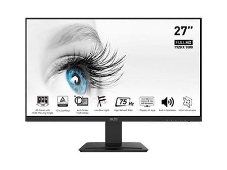 MSI Pro MP273 27” IPS 75Hz FHD 1920 x 1080 5ms Anti-Glare Monitor Online