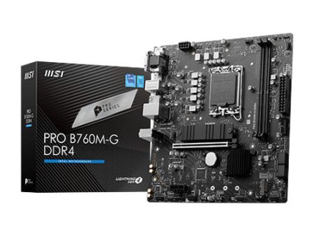 MSI Pro B760M-G DDR4 LGA1700 Motherboard on Sale