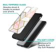 Geometrical Marble Glass Case for Realme 9 For Sale