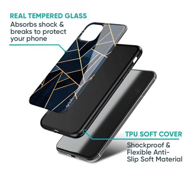 Abstract Tiles Glass Case for iPhone 16 Pro Max Online now