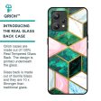 Seamless Green Marble Glass Case for Realme 9 Online Sale