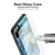 Turquoise Geometrical Marble Glass Case for Realme 9 Hot on Sale