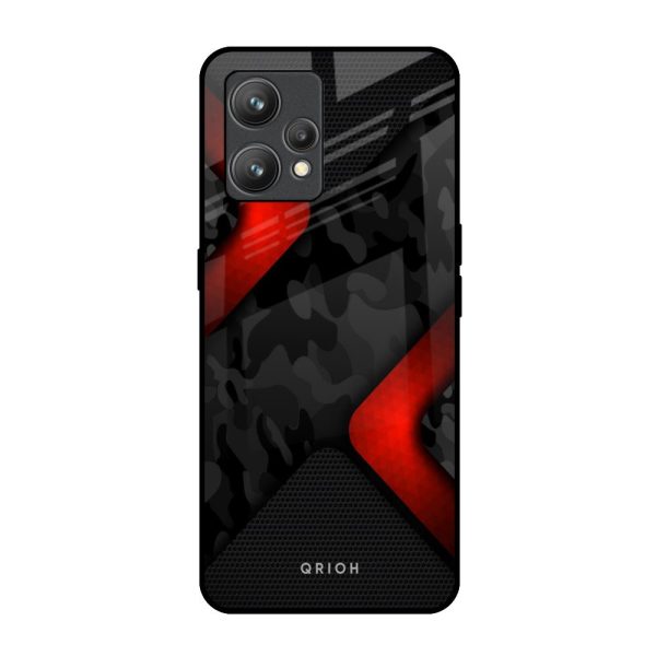 Modern Camo Abstract Glass Case for Realme 9 Fashion