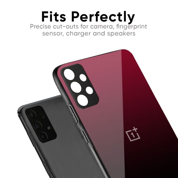 Wine Red Glass Case For OnePlus Nord CE 3 Lite 5G Hot on Sale