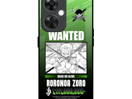 Zoro Wanted Glass Case for OnePlus Nord CE 3 Lite 5G Discount