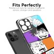 Anime Sketch Glass Case for iPhone 16 Pro Discount