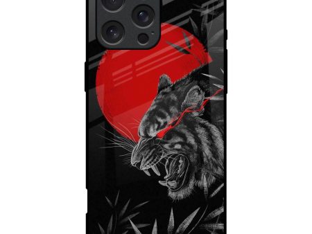 Red Moon Tiger Glass Case for iPhone 16 Pro Max Online Sale