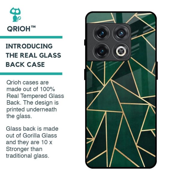 Abstract Green Glass Case For OnePlus 10 Pro Online