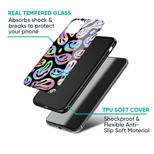 Acid Smile Glass Case for iPhone 16 Plus Online Hot Sale