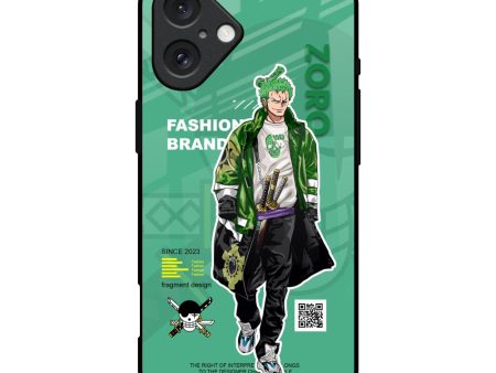 Zoro Bape Glass Case for iPhone 16 Cheap