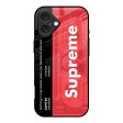 Supreme Ticket Glass Case for iPhone 16 on Sale