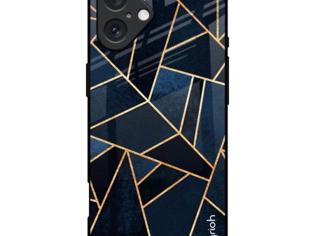 Abstract Tiles Glass Case for iPhone 16 Plus Discount