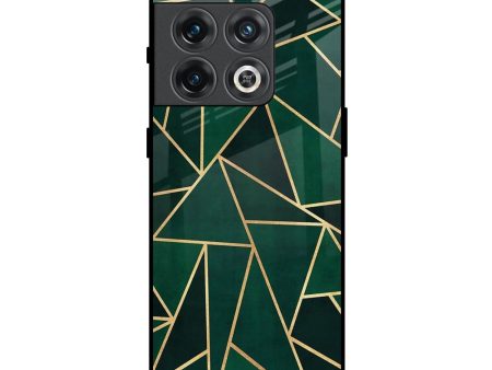 Abstract Green Glass Case For OnePlus 10 Pro Online