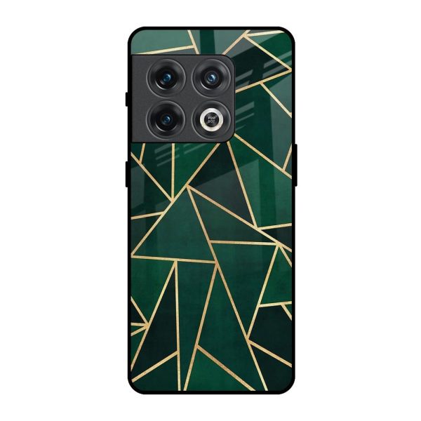 Abstract Green Glass Case For OnePlus 10 Pro Online