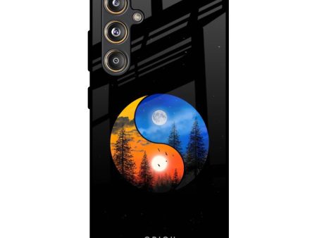 Yin Yang Balance Glass Case for Samsung Galaxy F55 5G Supply