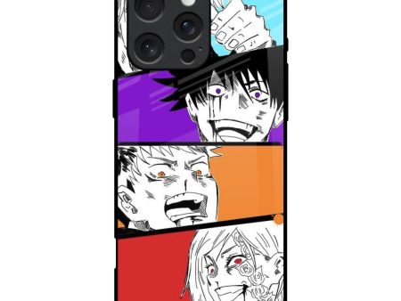 Anime Sketch Glass Case for iPhone 16 Pro Discount