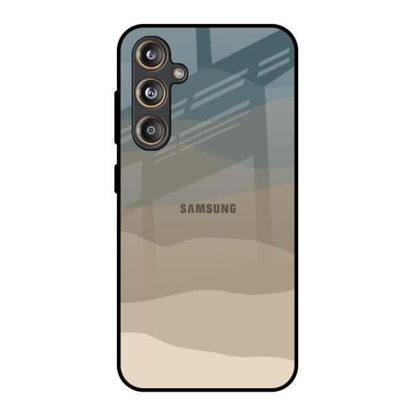 Abstract Mountain Pattern Glass Case for Samsung Galaxy F55 5G Sale