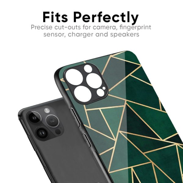 Abstract Green Glass Case For iPhone 16 Cheap