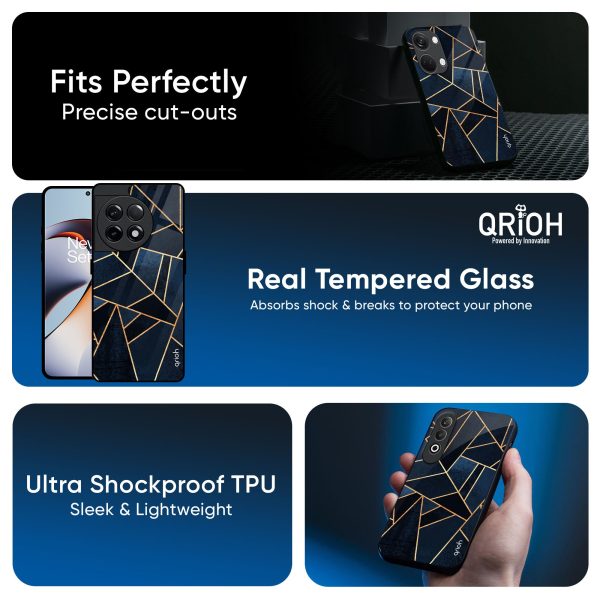 Abstract Tiles Glass Case for OnePlus Nord 4 5G Sale