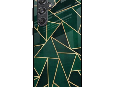 Abstract Green Glass Case For Samsung Galaxy M55 5G For Cheap