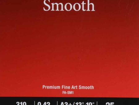 Canon Photo Paper Premium Fine Art Smooth 13x19 | 25 Sheets For Discount