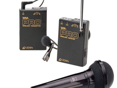 Azden WMS-Pro +i Wireless Microphone Set on Sale